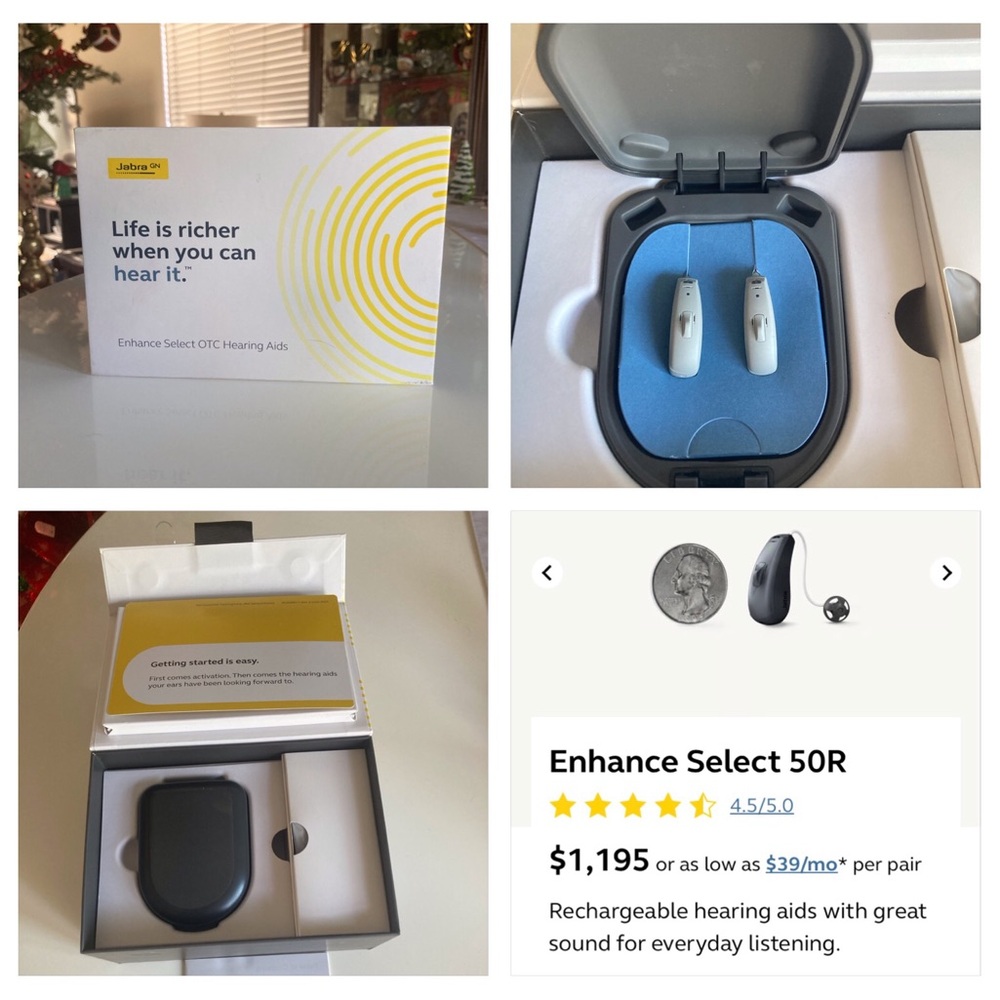 New in Box- Jabra Enhance Select 50R Hearing Aids
